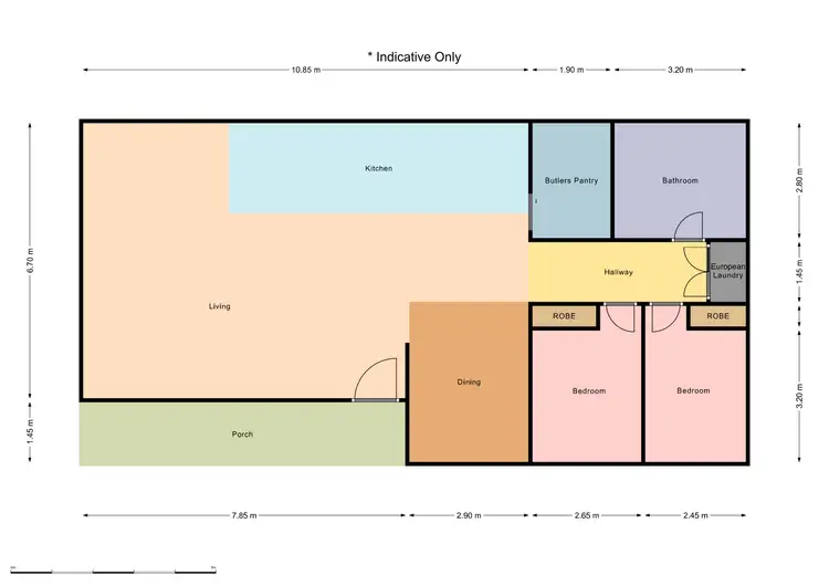 Floorplan of Homely rural property listing, 1660 The Lakes Way, Rainbow Flat NSW 2430