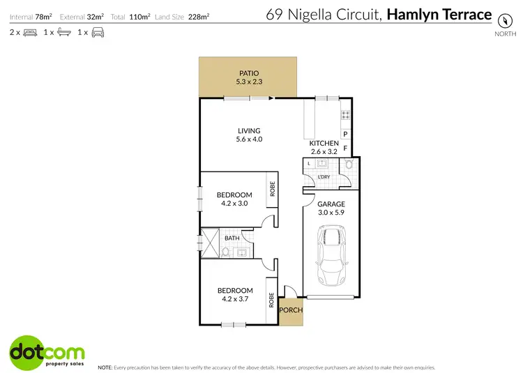 Floorplan of Homely house listing, 69 Nigella Circuit, Hamlyn Terrace NSW 2259