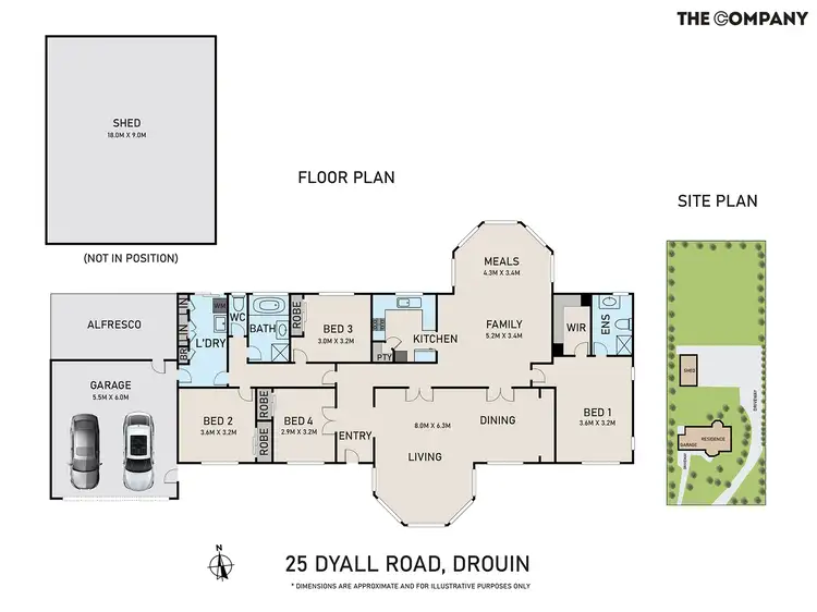 Floorplan of Homely house listing, 25 Dyall Rd, Drouin VIC 3818