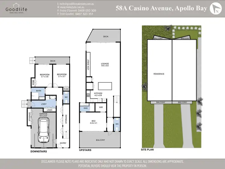 Floorplan of Homely semi-detached listing, 58A Casino Avenue, Apollo Bay VIC 3233