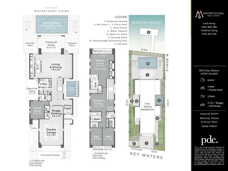 Floorplan of Homely house listing, 8012 Key Waters, Sanctuary Cove QLD 4212