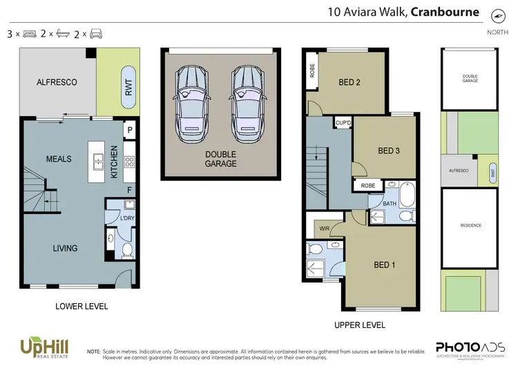 Floorplan of Homely townhouse listing, 10 Aviara Walk, Cranbourne VIC 3977
