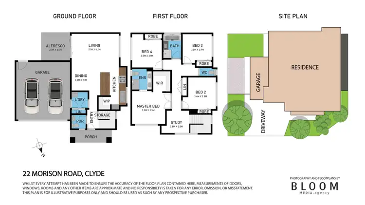 Floorplan of Homely house listing, 22 Morison Road, Clyde VIC 3978