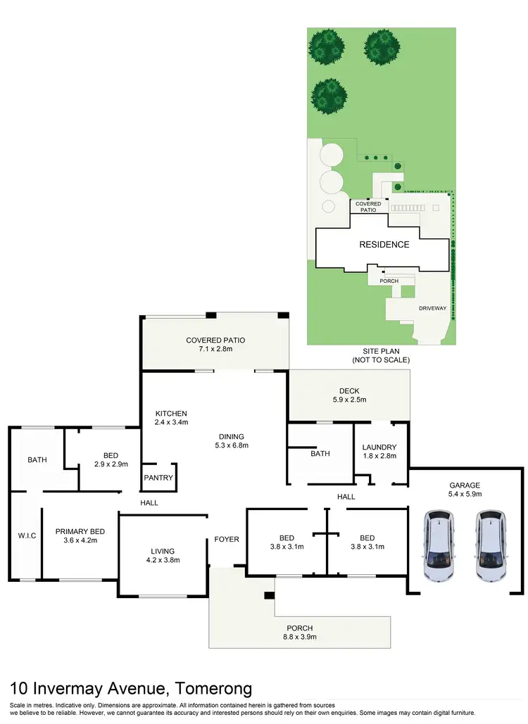 Floorplan of Homely house listing, 10 Invermay Avenue, Tomerong NSW 2540