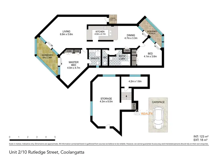 Floorplan of Homely apartment listing, 2/10 Rutledge Street, Coolangatta QLD 4225