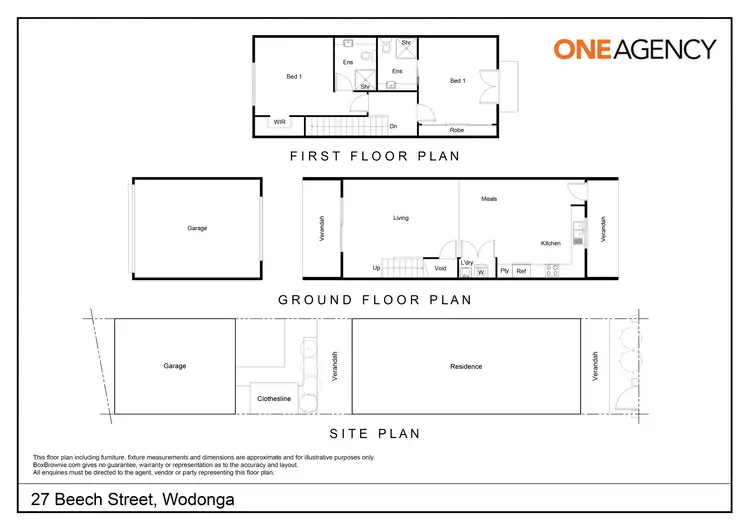 Floorplan of Homely house listing, 27 BEECH STREET, Wodonga VIC 3690