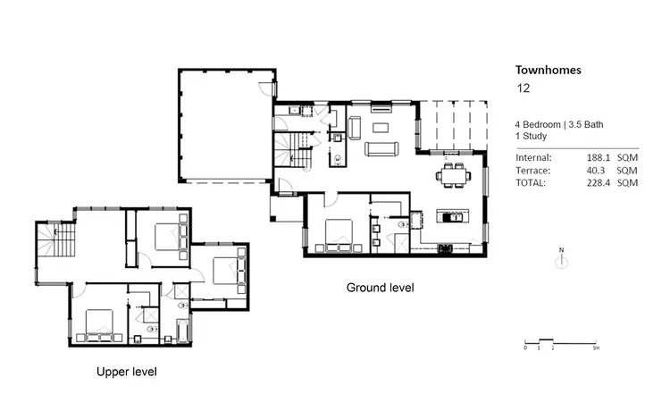 Floorplan of Homely townhouse listing, 12/191 Reynolds Road, Doncaster East VIC 3109