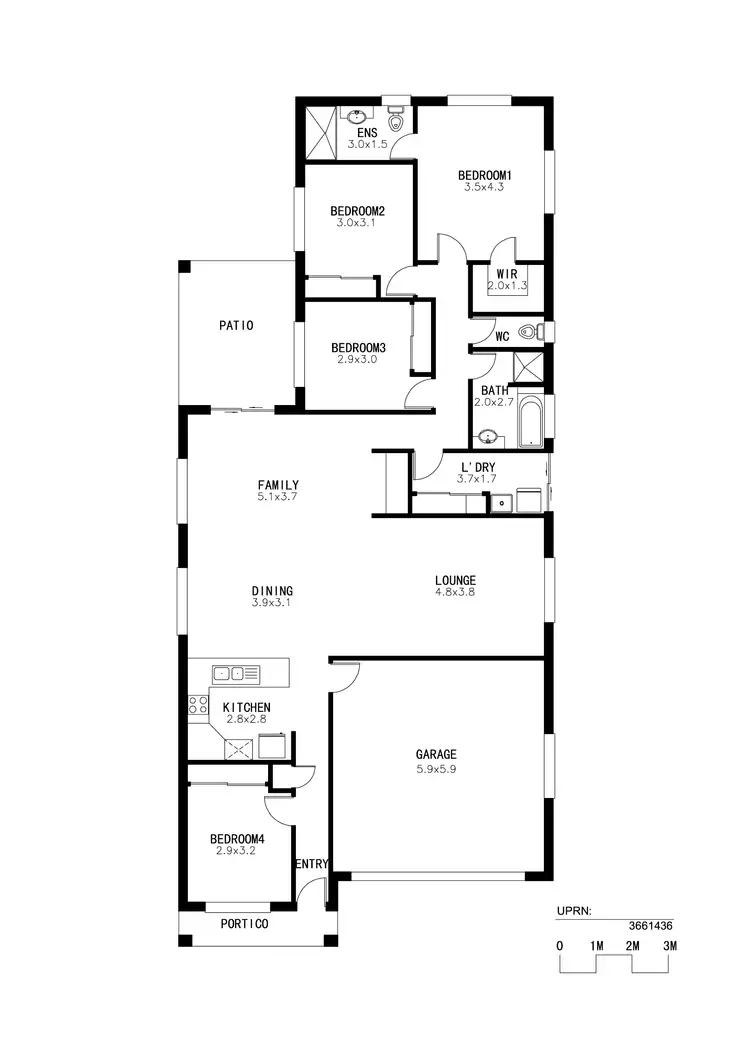 Floorplan of Homely house listing, Address available on request