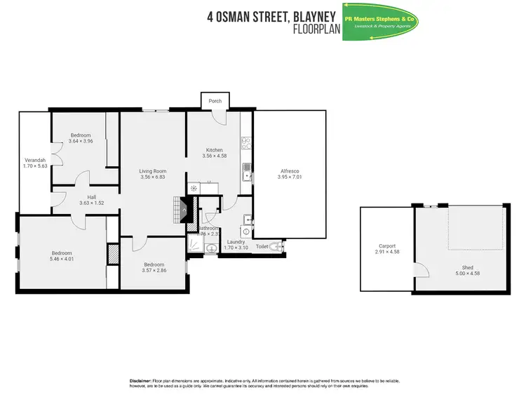 Floorplan of Homely house listing, 4 Osman St, Blayney NSW 2799