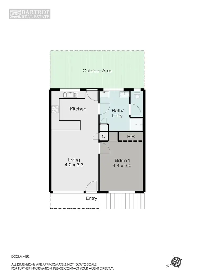 Floorplan of Homely unit listing, 8/10 SIMPSON STREET, Black Hill VIC 3350