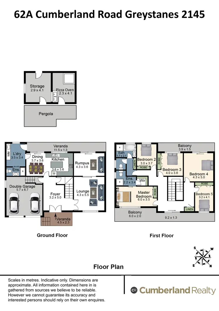 Floorplan of Homely house listing, 62A CUMBERLAND ROAD, Greystanes NSW 2145
