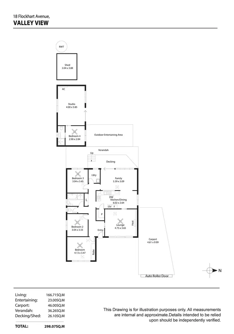 Floorplan of Homely house listing, 18 Flockhart Avenue, Valley View SA 5093