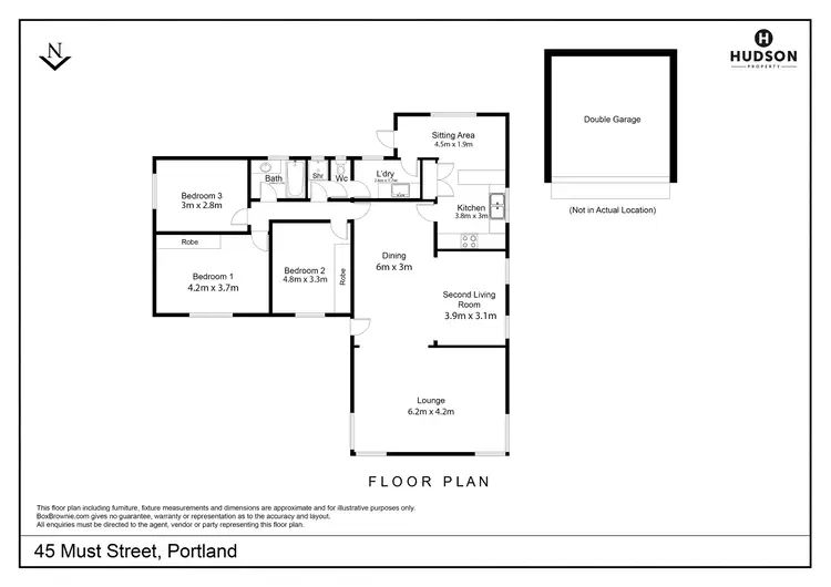 Floorplan of Homely house listing, 45 Must Street, Portland VIC 3305