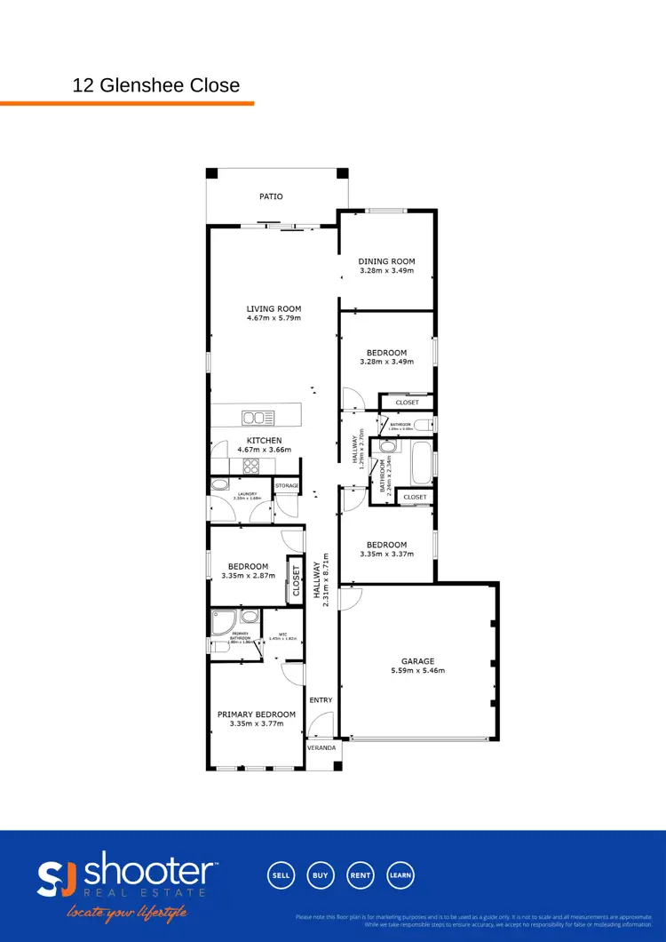 Floorplan of Homely house listing, 12 Glenshee Close, Dubbo NSW 2830