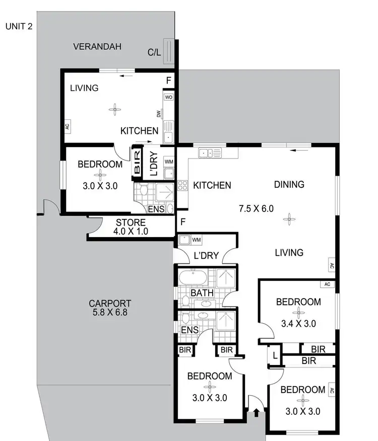 Floorplan of Homely house listing, 43 Camm Street, Johnston NT 832