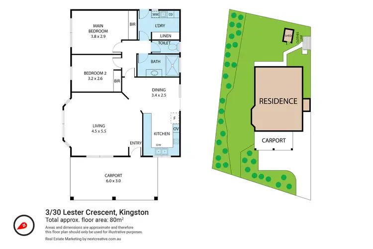 Floorplan of Homely villa listing, 3/30 Lester Crescent, Kingston TAS 7050