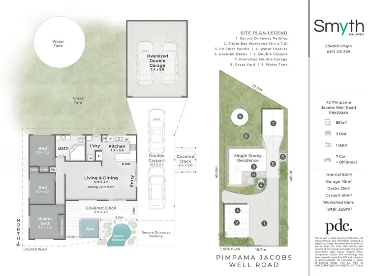 Floorplan of Homely house listing, 42 Pimpama Jacobs Well Road, Pimpama QLD 4209