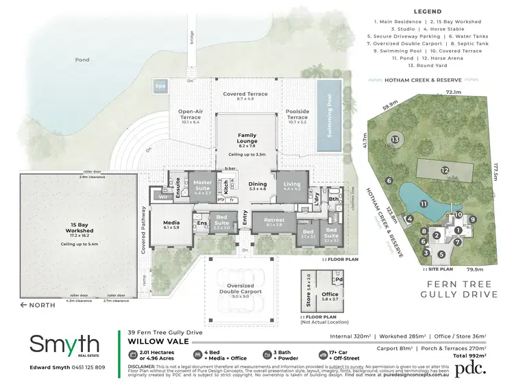 Floorplan of Homely rural property listing, 39 Fern Tree Gully Drive, Willow Vale QLD 4209