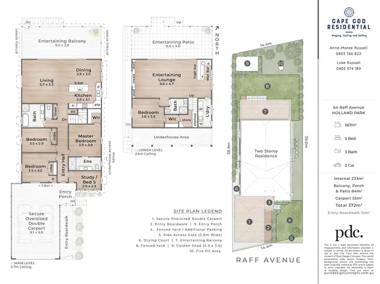 Floorplan of Homely house listing, 64 Raff Avenue, Holland Park QLD 4121