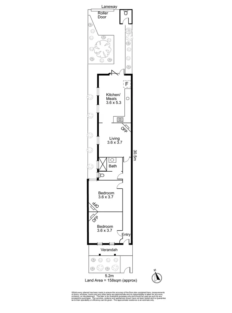Floorplan of Homely house listing, 531 Swan Street, Richmond VIC 3121