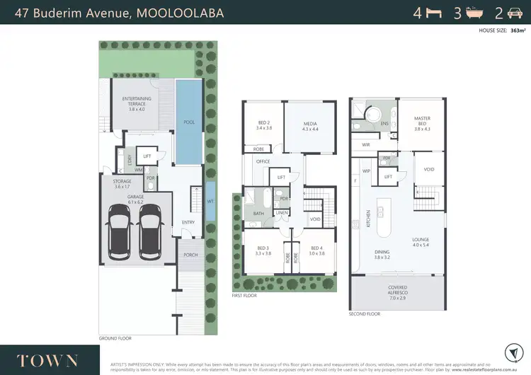 Floorplan of Homely house listing, 47 Buderim Avenue, Mooloolaba QLD 4557