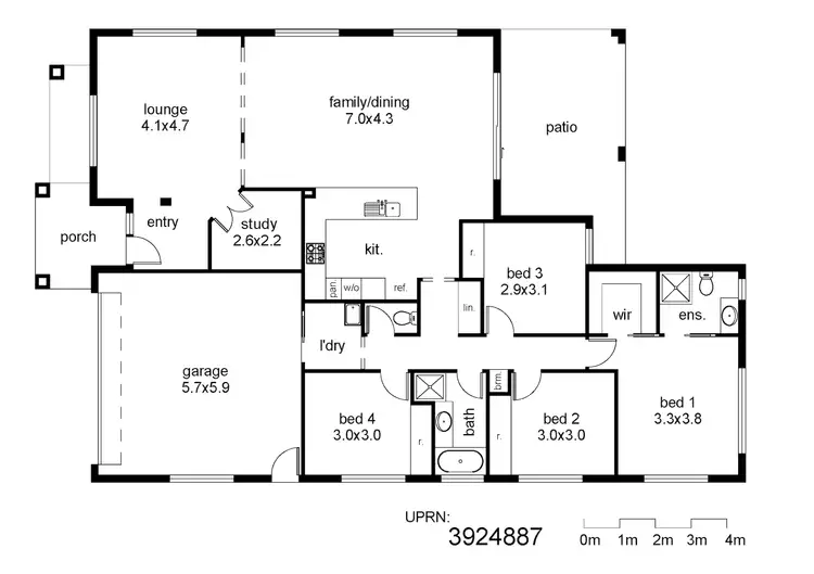 Floorplan of Homely house listing, Address available on request