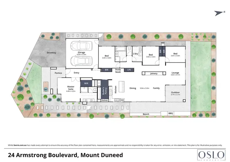 Floorplan of Homely house listing, 24 Armstrong Boulevard, Mount Duneed VIC 3217