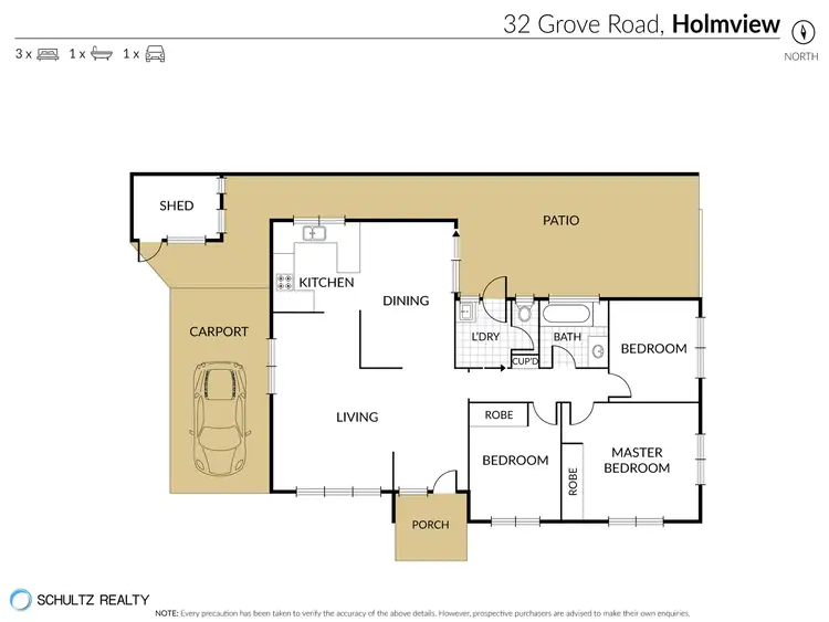 Floorplan of Homely house listing, 32 Grove Road, Holmview QLD 4207