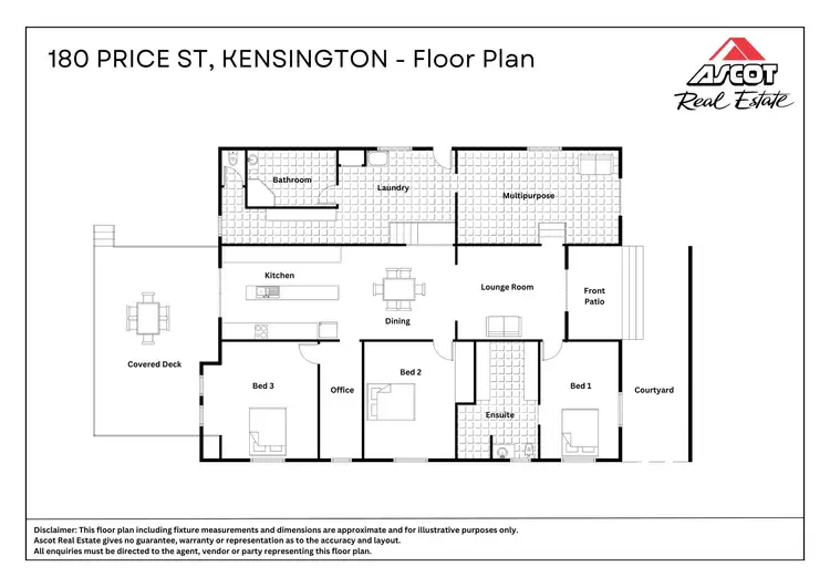 Floorplan of Homely house listing, 180 Price Street, Kensington QLD 4670