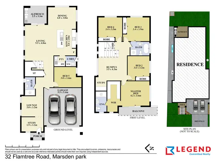 Floorplan of Homely house listing, 32 Flametree Drive, Marsden Park NSW 2765