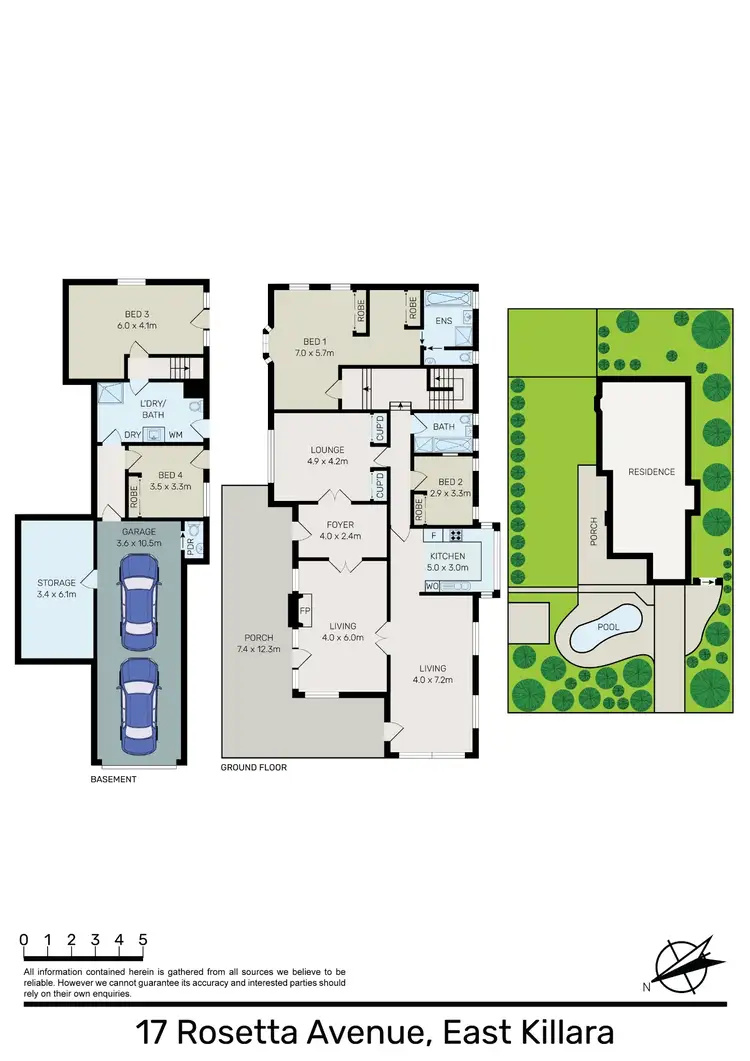 Floorplan of Homely house listing, 17 Rosetta Avenue, East Killara NSW 2071