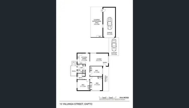 Floorplan of Homely house listing, 13 Yalunga Street, Dapto NSW 2530