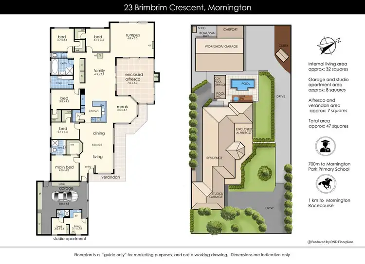 Floorplan of Homely house listing, 23 Brimbrim Crescent, Mornington VIC 3931