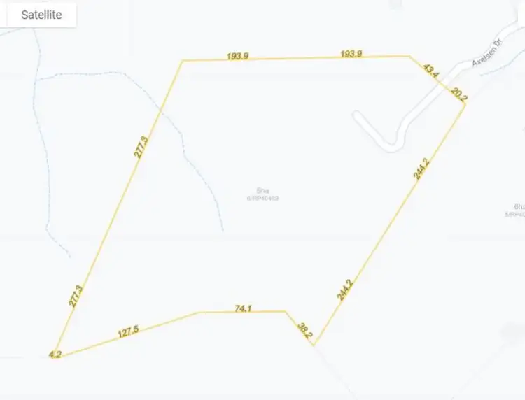 Floorplan of Homely land listing, 135 Axelsen Drive, Villeneuve QLD 4514