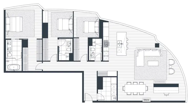 Floorplan of Homely apartment listing, L52/18 Bale Circuit, Southbank VIC 3006