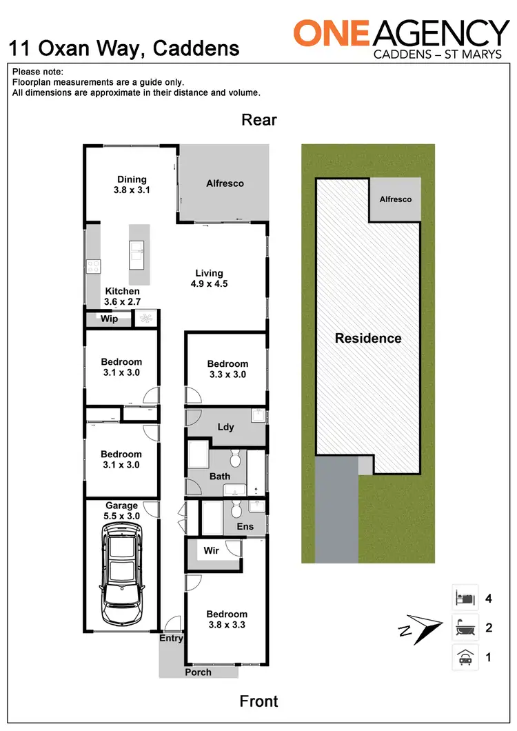 Floorplan of Homely house listing, 11 Oxen Way, Caddens NSW 2747