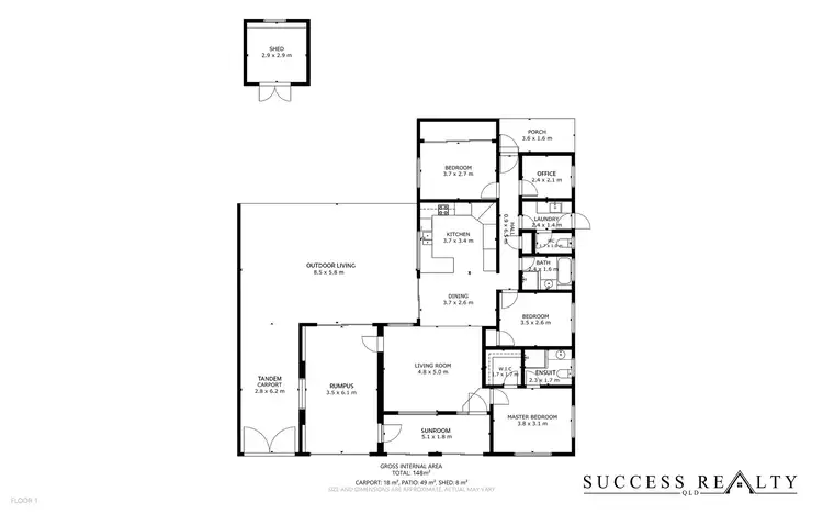 Floorplan of Homely house listing, 26 Canning Street, Drayton QLD 4350