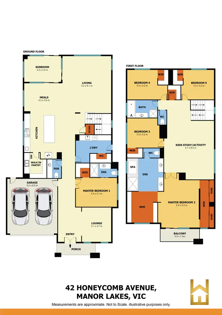 Floorplan of Homely house listing, 42 Honeycomb Avenue, Manor Lakes VIC 3024