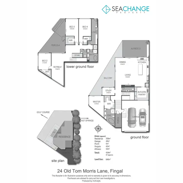 Floorplan of Homely house listing, 24 Old Tom Morris Lane, Fingal VIC 3939