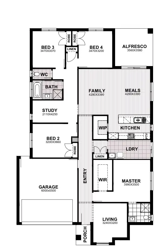 Floorplan of Homely house listing, Lot 4010 Koalas Circuit, Clyde North VIC 3978