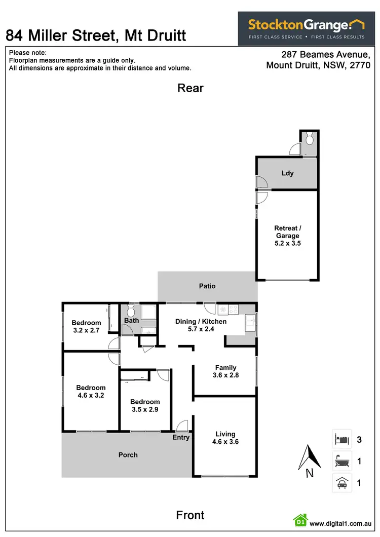 Floorplan of Homely house listing, 84 Miller Street, Mount Druitt NSW 2770