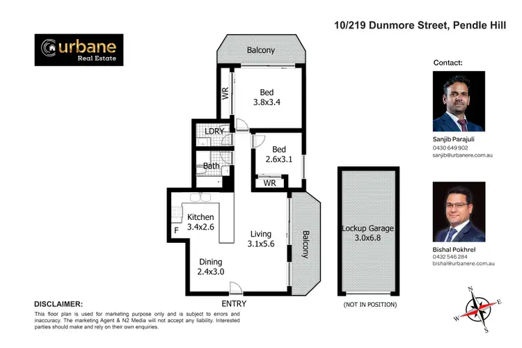 Floorplan of Homely unit listing, 10/219 Dunmore Street, Pendle Hill NSW 2145