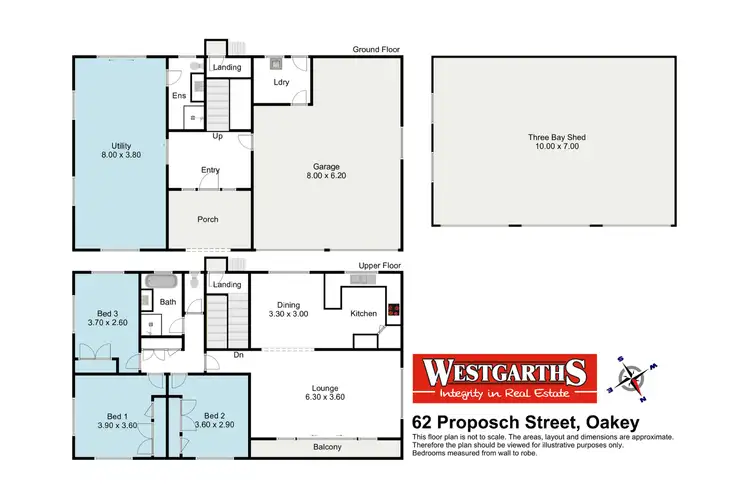 Floorplan of Homely house listing, 62 Proposch Street, Oakey QLD 4401