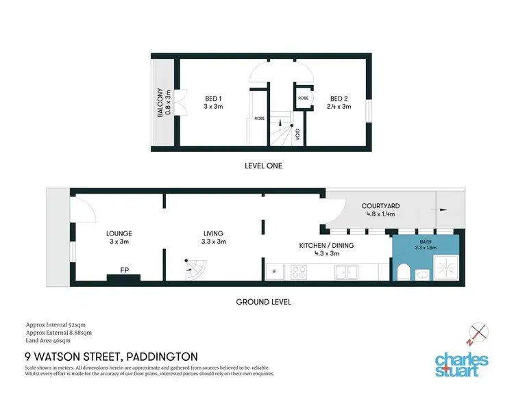 Floorplan of Homely house listing, 9 Watson Street, Paddington NSW 2021