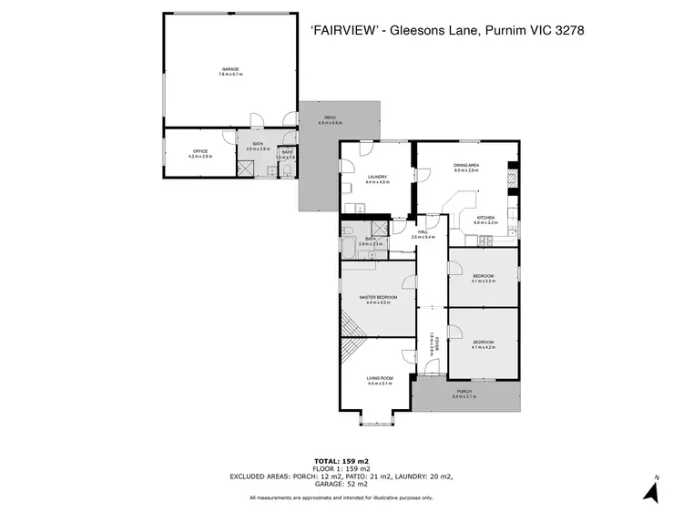 Floorplan of Homely rural property listing, 102 Gleesons Lane, Purnim VIC 3278