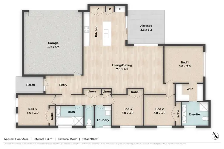 Floorplan of Homely house listing, 19 Yaggera Place, Bellbowrie QLD 4070