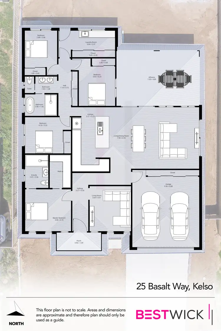 Floorplan of Homely house listing, 25 Basalt Way, Kelso NSW 2795
