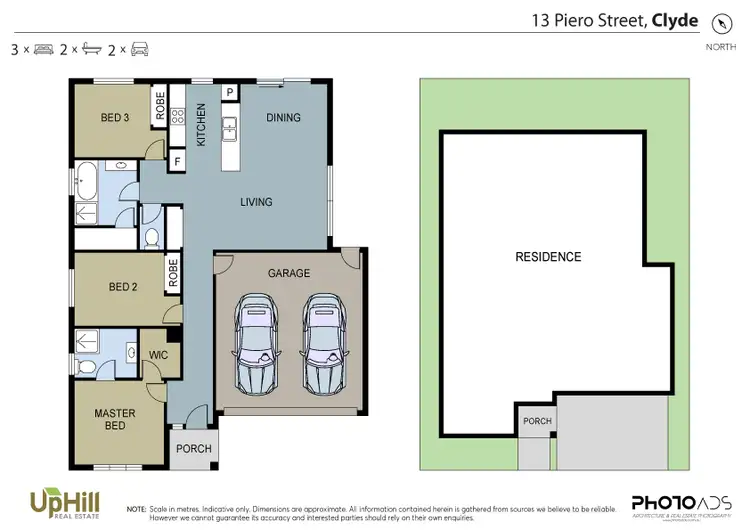 Floorplan of Homely house listing, 13 Piero Street, Clyde VIC 3978
