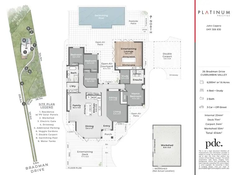 Floorplan of Homely house listing, 26 Bradman Drive, Currumbin Valley QLD 4223