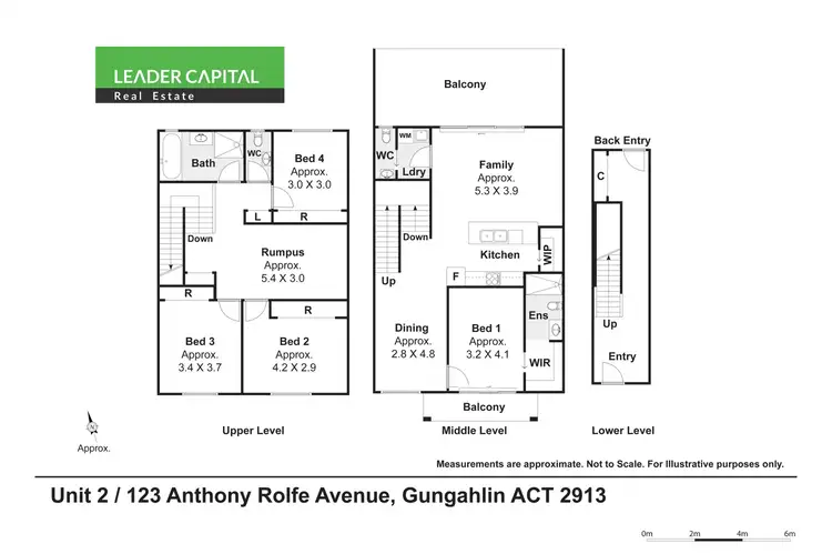 Floorplan of Homely townhouse listing, 123 Anthony Rolfe Avenue, Gungahlin ACT 2912